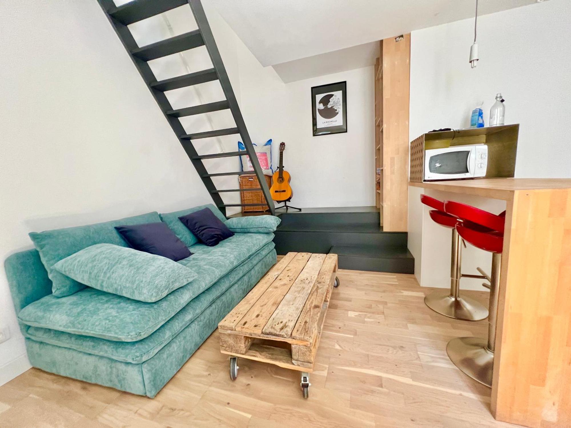 Appartement Sur Le Port - Duplex Cosy & Moderne Face Au Port - Wifi Gratuite - Parfaitement Equipe 拉罗歇尔 外观 照片
